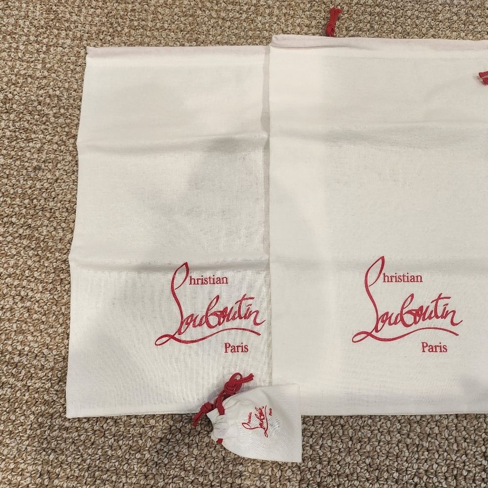 Christian Louboutin Dust Bag with small pouch, Brand New